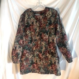 Vintage Floral Blazer